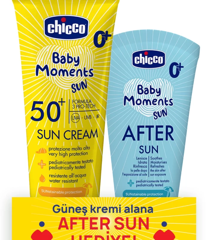 Chicco Baby Moments Sun Güneş Kremi Spf 50+ 75 ml + After Sun Hediye