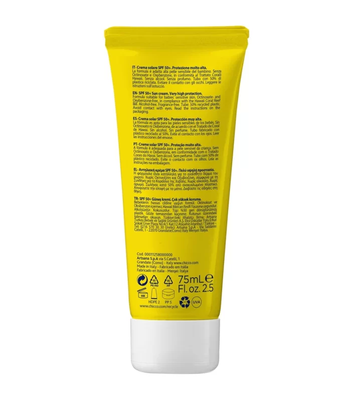 Chicco Baby Moments Sun Güneş Kremi Spf 50+ 75 ml + After Sun Hediye
