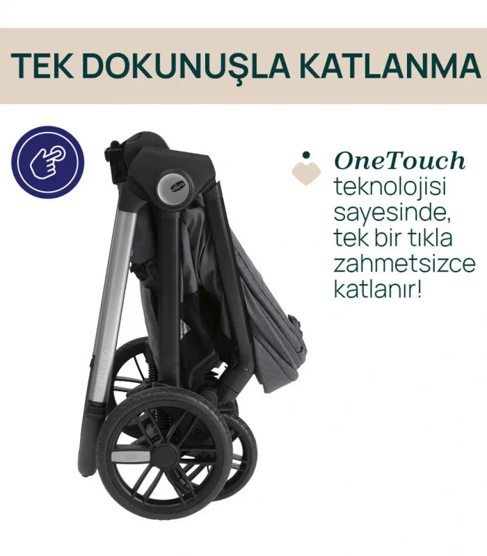 Chicco Bellagio Bebek Arabası Black Satin