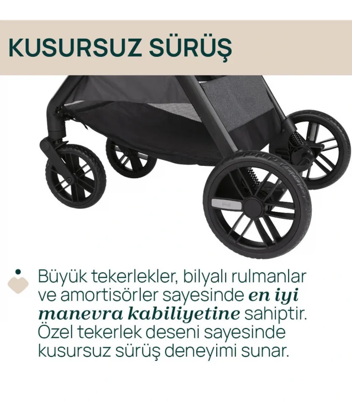 Chicco Bellagio Bebek Arabası Black Satin