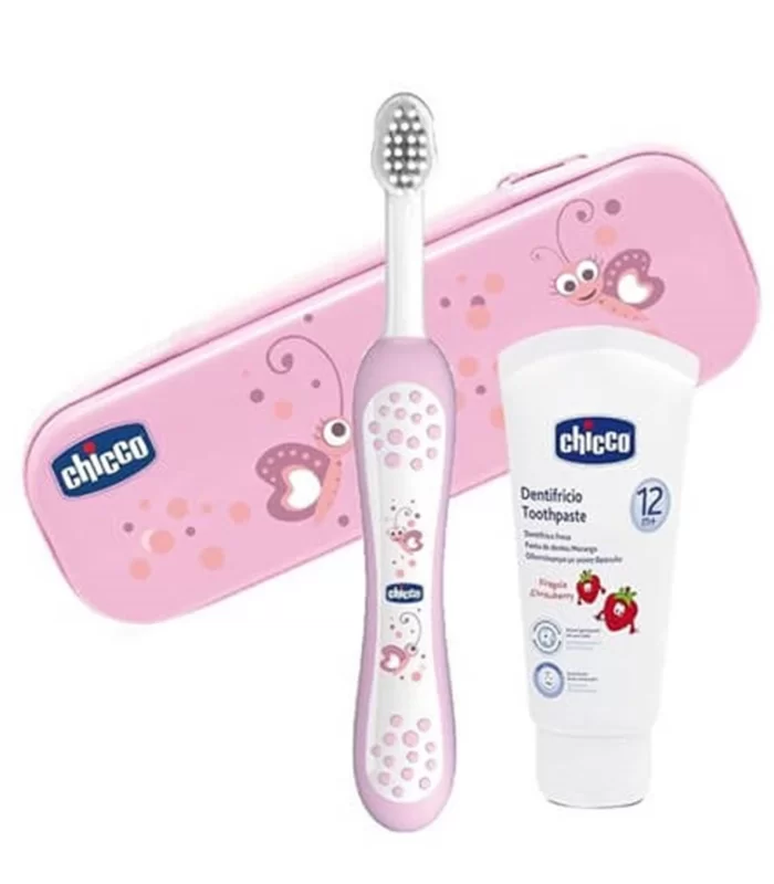 Chicco Diş Fırça Seti 6-36 Ay Pembe