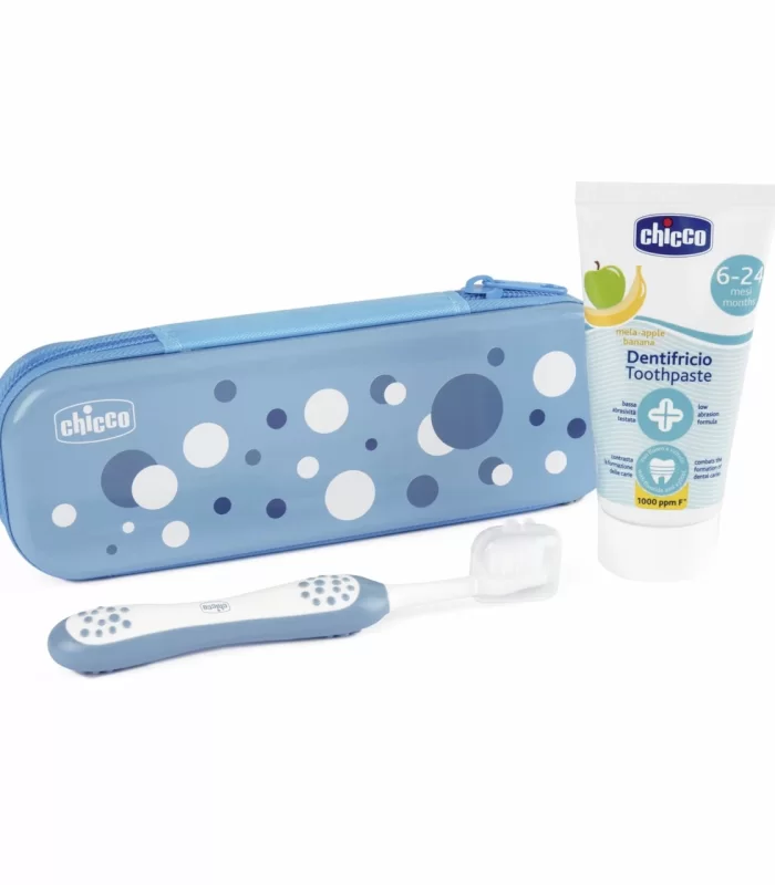 Chicco Diş Fırçası Seti 6+ Ay Blue