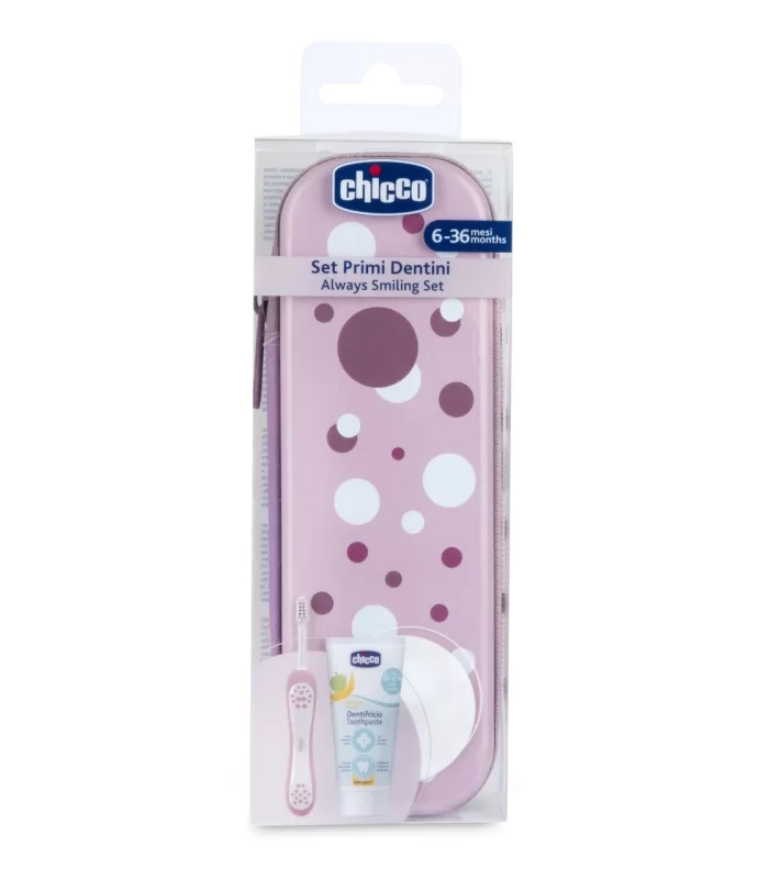 Chicco Diş Fırçası Seti 6+ Ay Lila