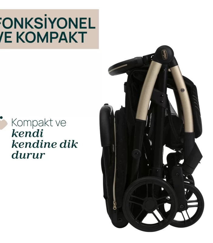 Chicco Goody XPlus Bebek Arabası Black Re Lux