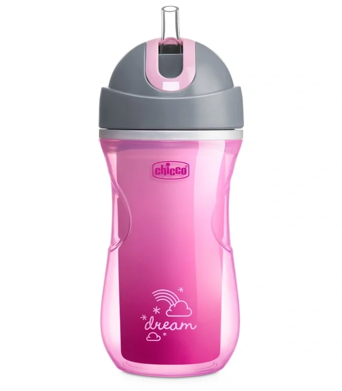 Chicco Isı Yalıtımlı Sport Pipetli Bardak 14 Ay+ Kız