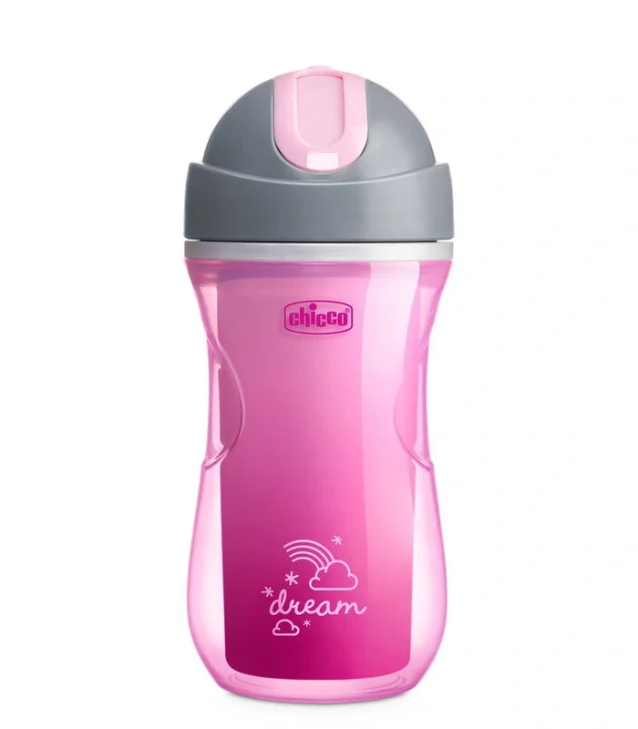 Chicco Isı Yalıtımlı Sport Pipetli Bardak 14 Ay+ Kız