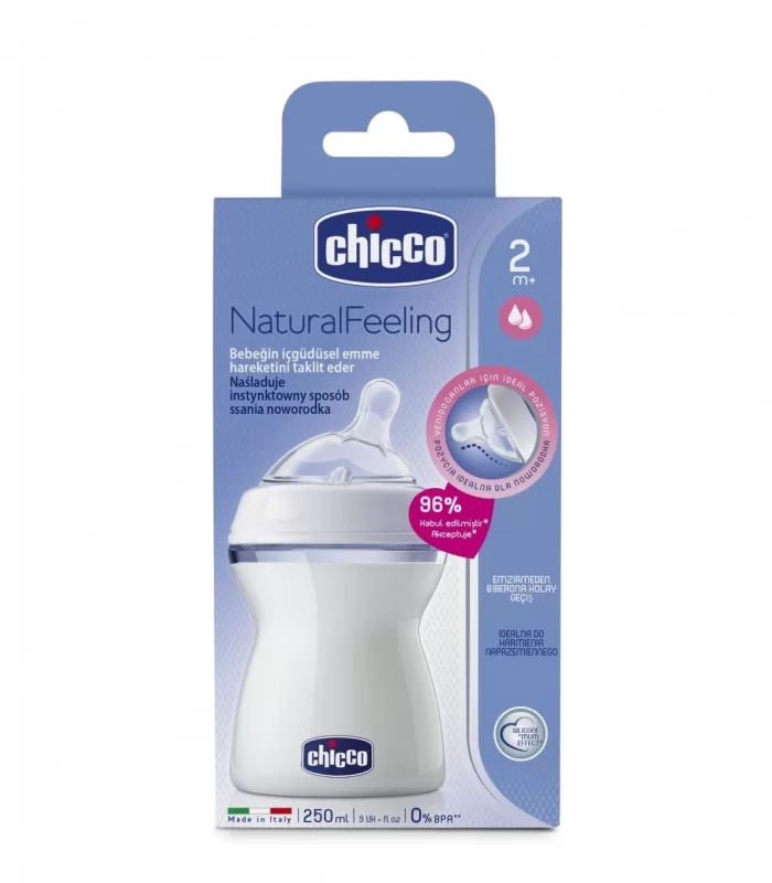 Chicco NaturalFeeling PP Biberon 2 Ay+ 250ml