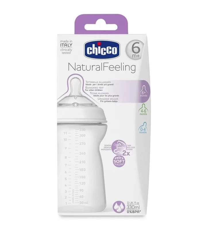 Chicco NaturalFeeling PP Biberon 6 Ay+ 330ml