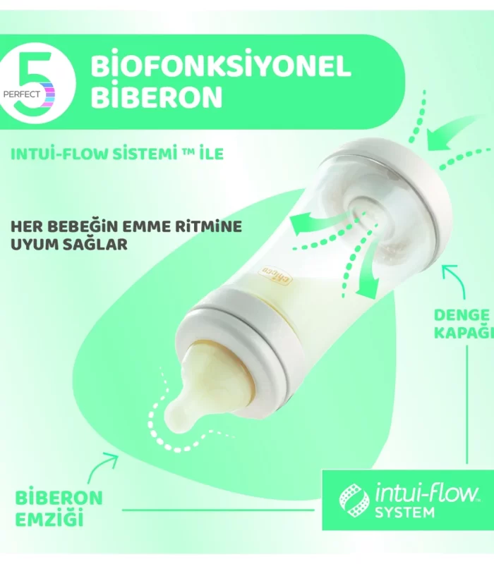 Chicco Perfect 5 Antikolik Biberon PP 240 ml Unisex