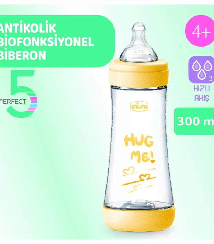 Chicco Perfect 5 Antikolik Biberon PP 300 ml Boy