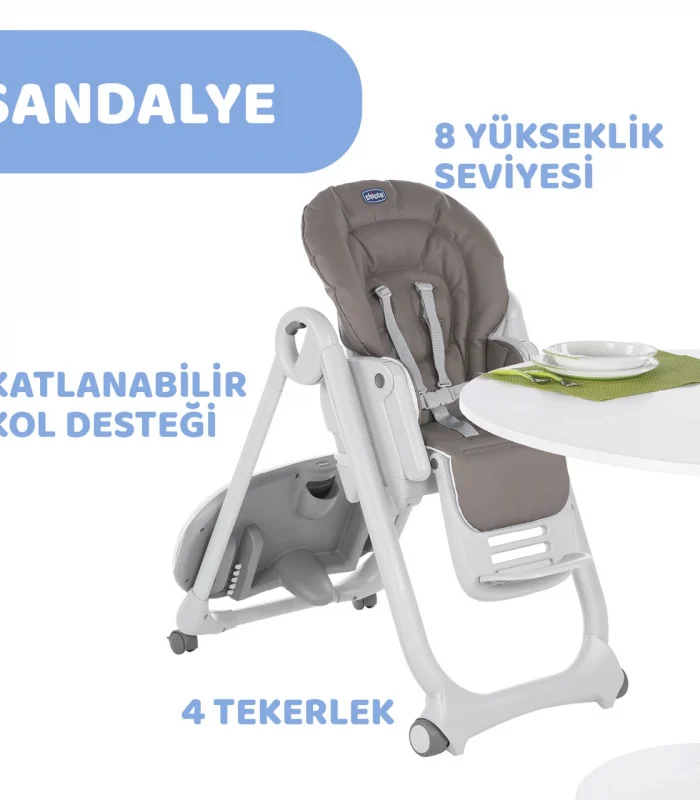 Chicco Polly Magic Mama Sandalyesi Brown