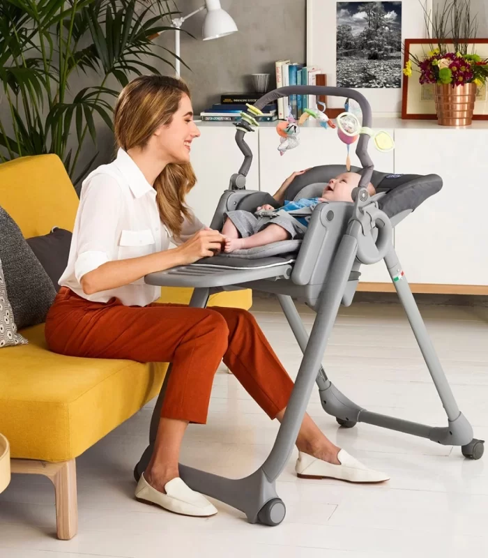 Chicco Polly Magic Relax Mama Sandalyesi Grey Melange