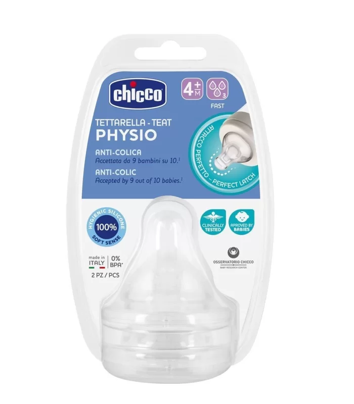 Chicco Well-Being 2Li Biberon Emziği 4+ Ay