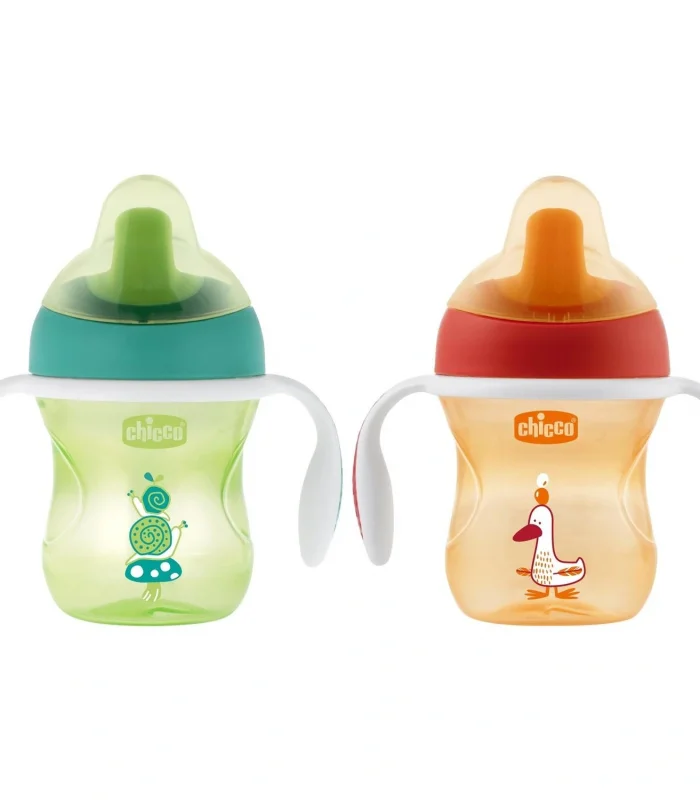 Chicco Yarı Yumuşak Uçlu Alıştırma Bardağı 6 Ay+ 200 ml Unisex