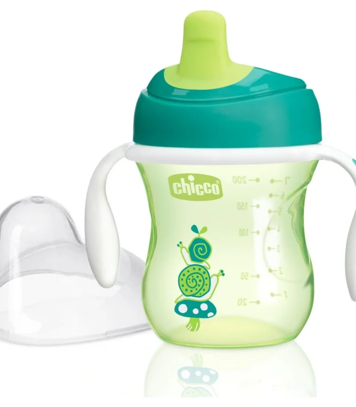 Chicco Yarı Yumuşak Uçlu Alıştırma Bardağı 6 Ay+ 200 ml Unisex