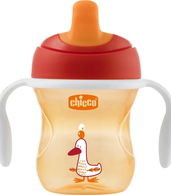 Chicco Yarı Yumuşak Uçlu Alıştırma Bardağı 6 Ay+ 200 ml Unisex
