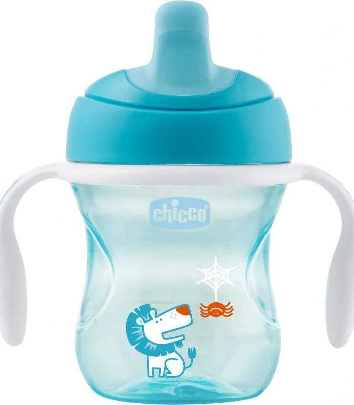 Chicco Yarı Yumuşak Uçlu Alıştırma Bardağı 6 Ay+ Kız