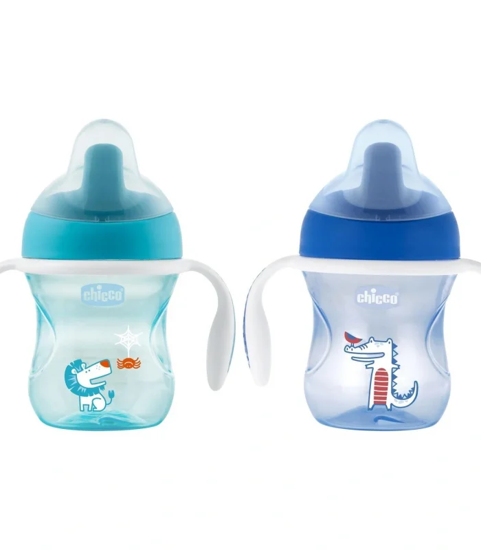 Chicco Yarı Yumuşak Uçlu Alıştırma Bardağı 6 Ay+ Kız