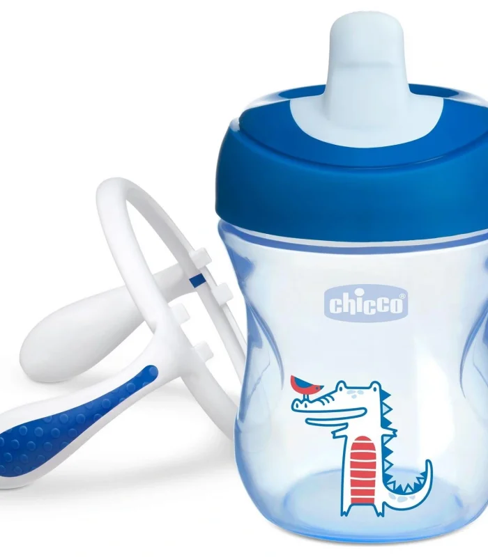 Chicco Yarı Yumuşak Uçlu Alıştırma Bardağı 6 Ay+ Kız