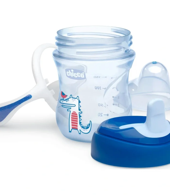 Chicco Yarı Yumuşak Uçlu Alıştırma Bardağı 6 Ay+ Kız