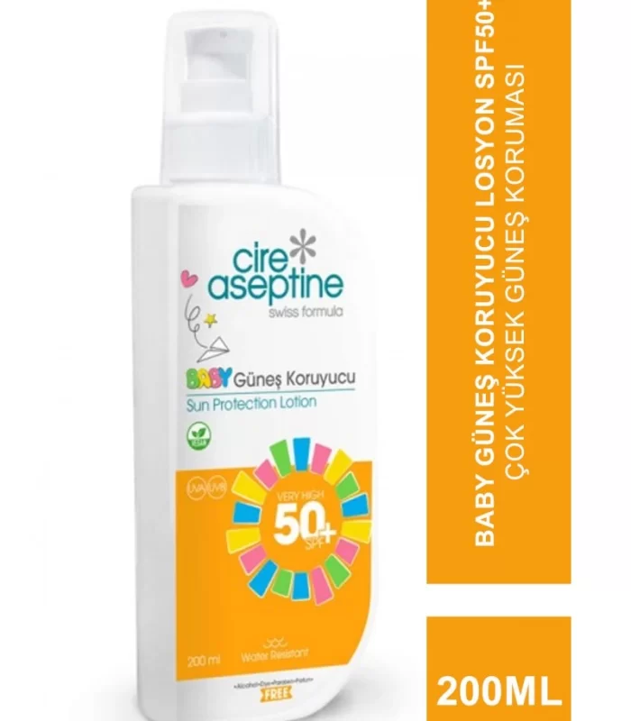 Cire Aseptine Sun Baby Güneş Koruyucu Losyon 50 Spf 200 Ml