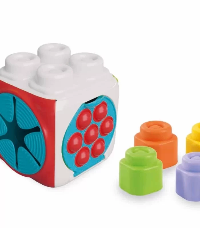 Clementoni Baby Soft Clemmy Yumuşak Blok Duyusal Küp 17902