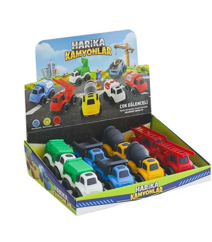 CNM19 Harika Kamyonlar İş Makineleri -Canem Oyuncak