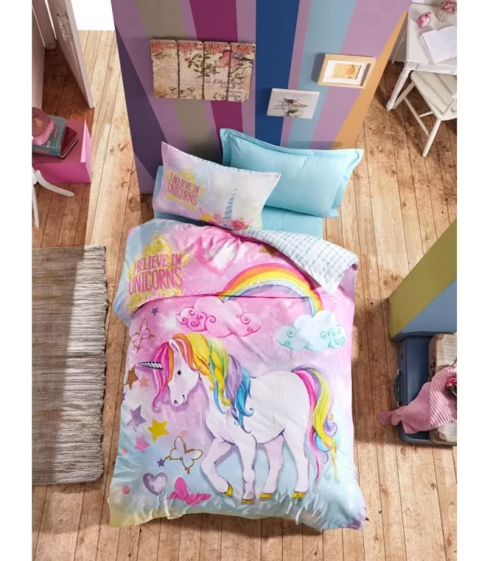 Cotton Box Junior Nevresim Takımı Tek Kişilik Dream Mint
