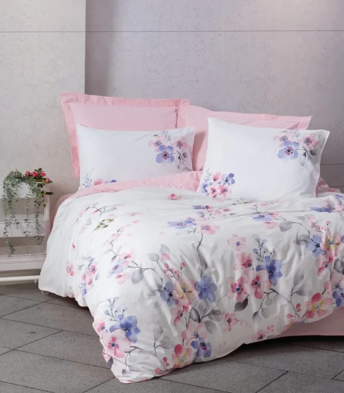 Cotton Box Nevresim Takımı Tek Kişilik Jayda Pembe