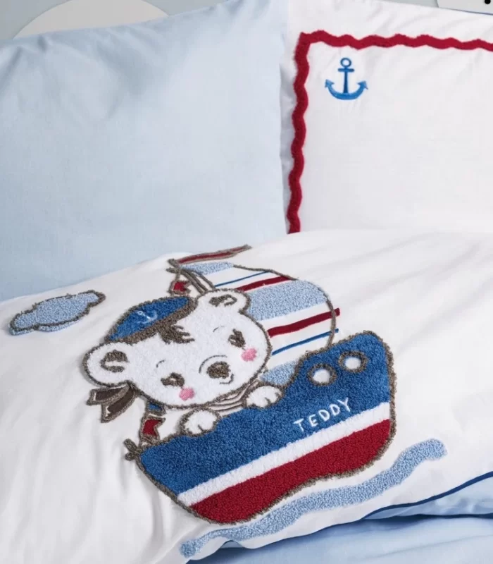 Cotton Box Punch Nakışlı Bebek Nevresim Takımı Miniyo