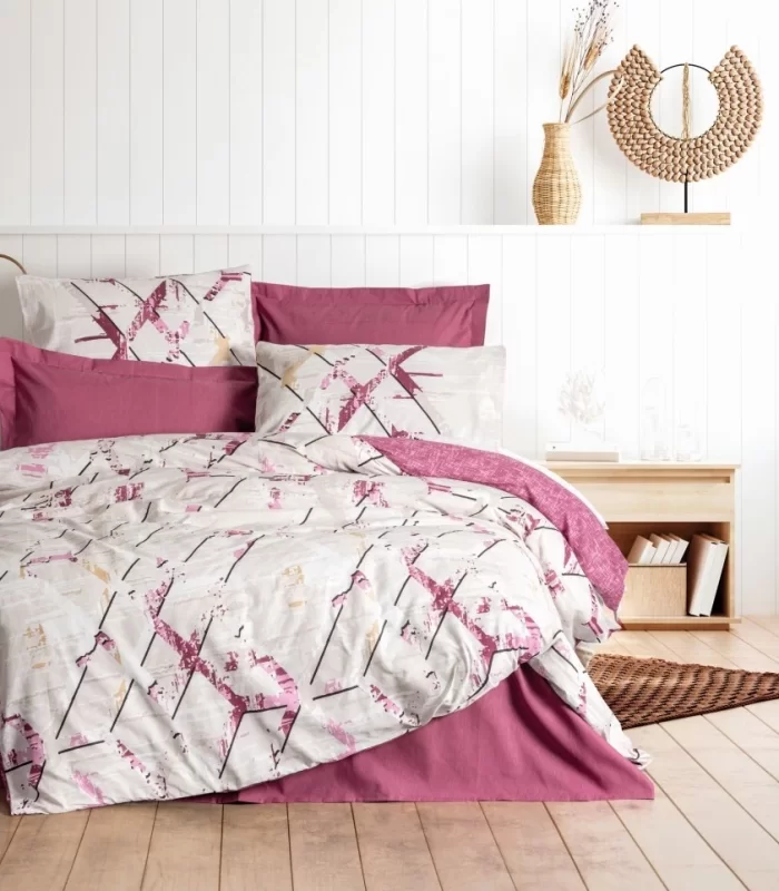 Cotton Box Ranforce Nevresim Takımı Tek Kişilik Renata Mürdüm