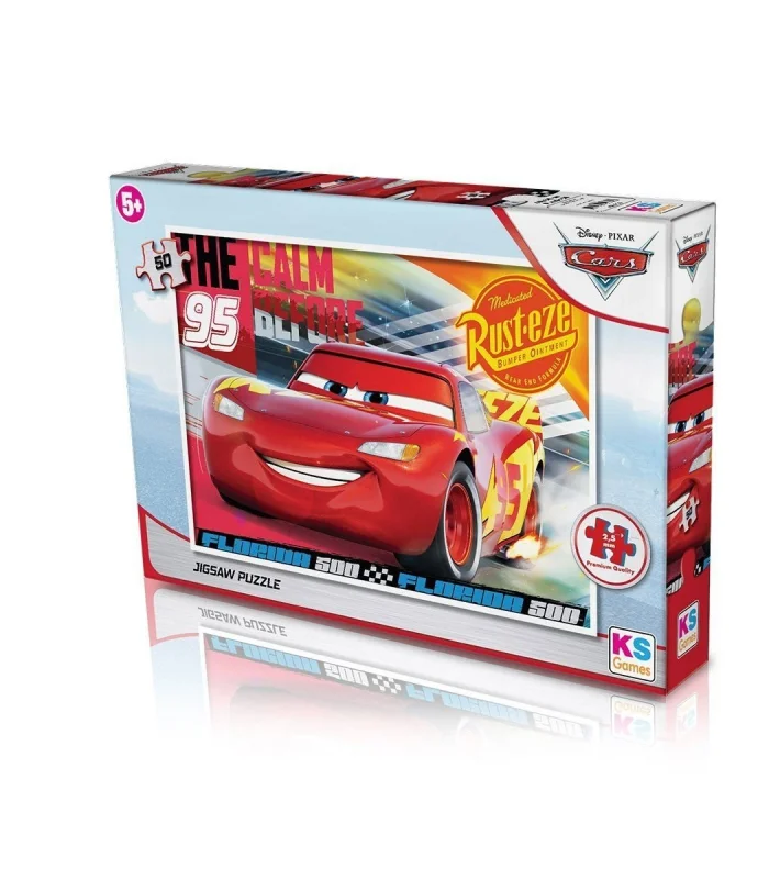CR709 Cars 50 Parça Çocuk Puzzle -KS Puzzle