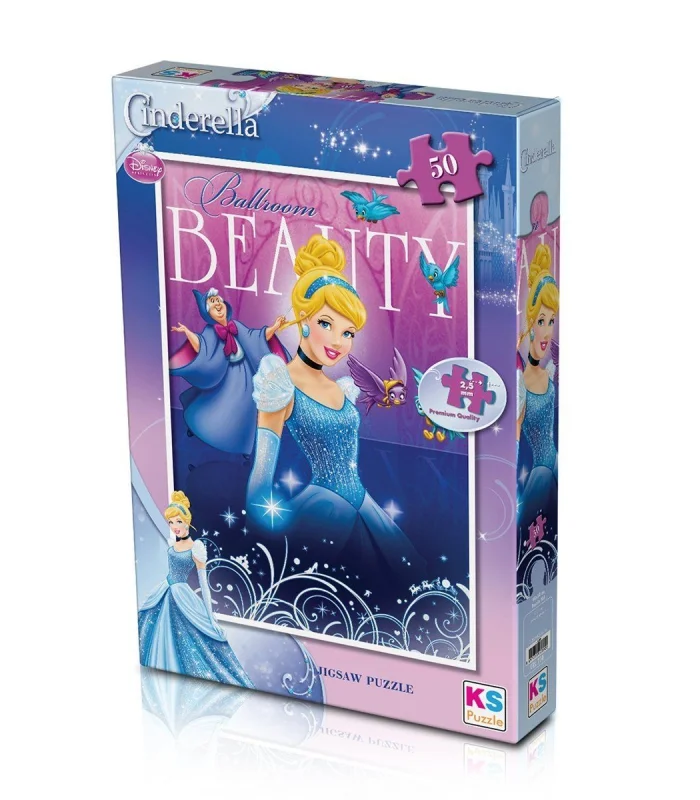 CRL709 KS, Cinderella  50 Parça Çocuk Puzzle
