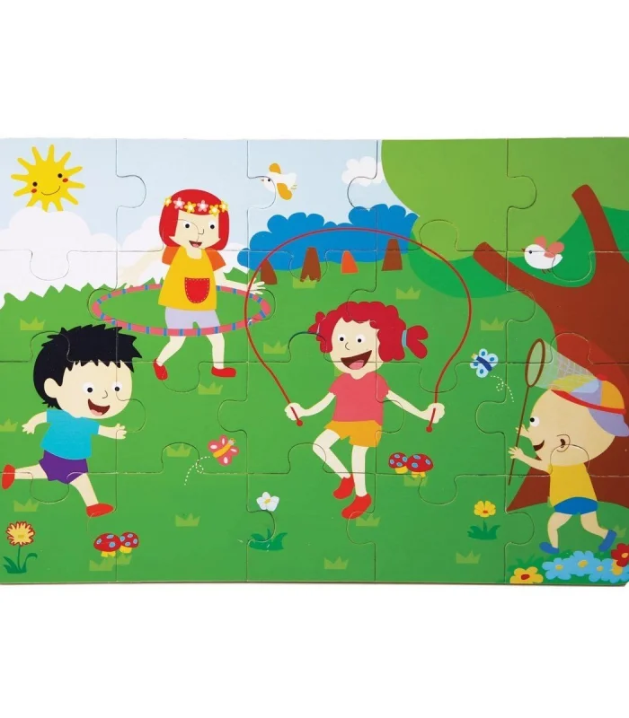 CS-1276 İLKBAHAR AHŞAP YER PUZZLE