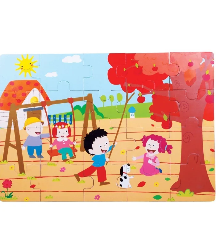 CS-1277 SONBAHAR  AHŞAP YER PUZZLE