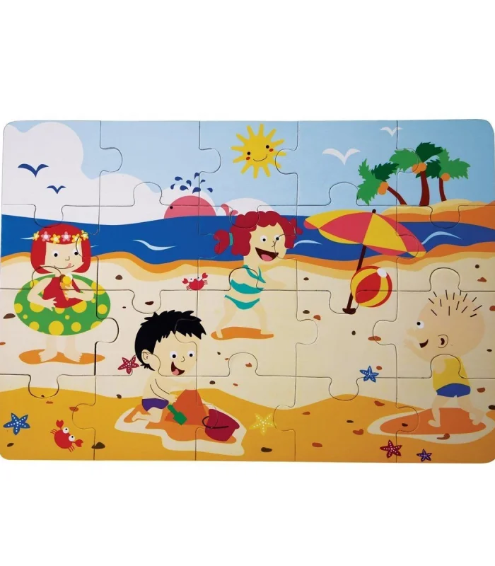 CS-1282 YAZ  AHŞAP YER PUZZLE