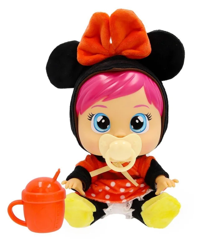CYB69000 Cry Babies Love and Care Minnie Kostümlü Bebek