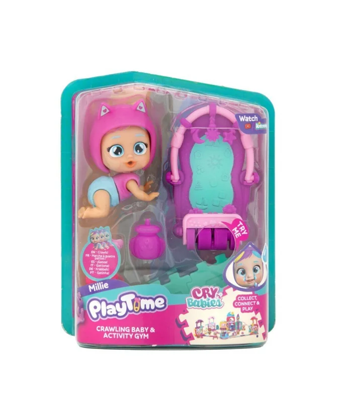 CYP04000 Cry Babies Play Time Mini Millie Bebek ve Aktivite Halısı