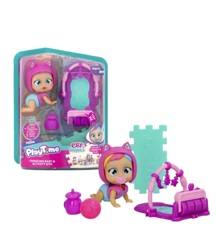 CYP04000 Cry Babies Play Time Mini Millie Bebek ve Aktivite Halısı
