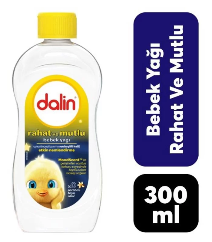 Dalin Rahat ve Mutlu Bebek Yağı 300 ml