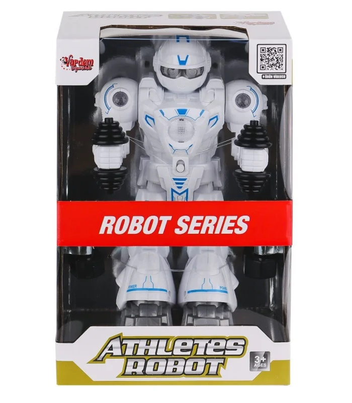 DF-6026 Işıklı ve Müzikli Hareketli Atletik Sporcu Robot -Vardem Oyuncak