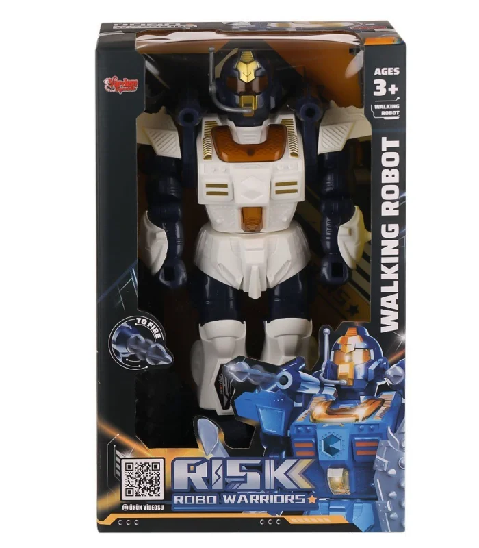 DF-6051 Işıklı ve Müzikli Roket Atan Robot- Vardem Oyuncak