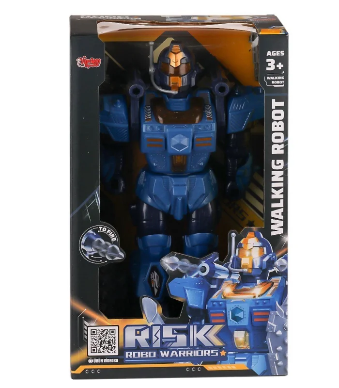 DF-6051 Işıklı ve Müzikli Roket Atan Robot- Vardem Oyuncak