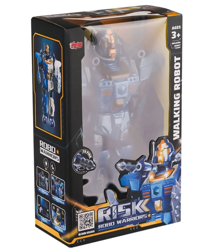 DF-6051 Işıklı ve Müzikli Roket Atan Robot- Vardem Oyuncak