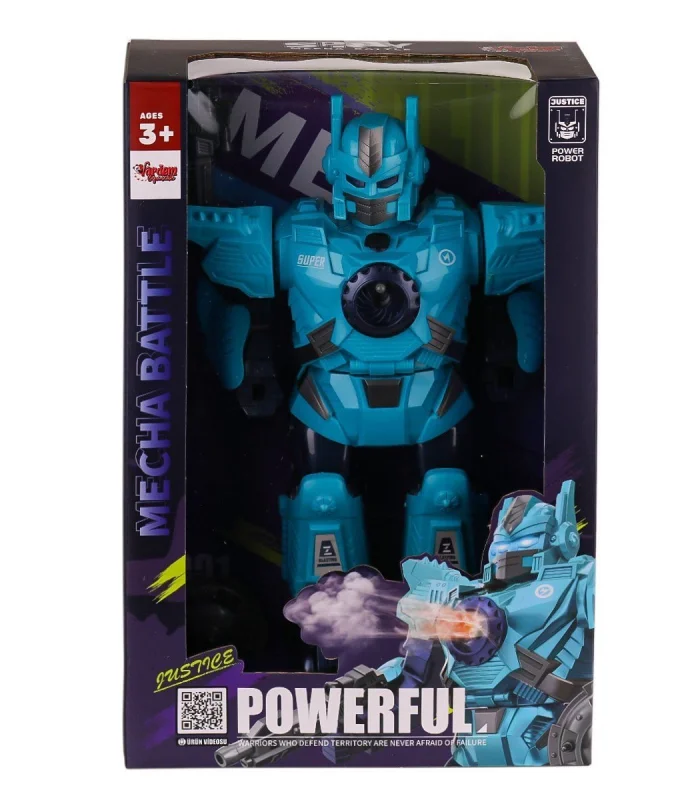 DF-6052 Işıklı ve Müzikli Buhar atan Robot -Vardem Oyuncak