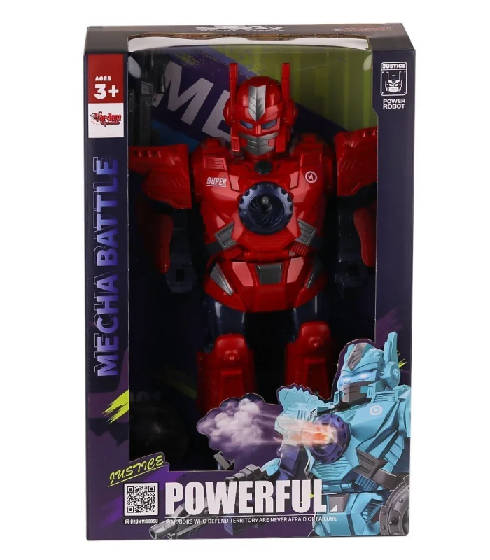 DF-6052 Işıklı ve Müzikli Buhar atan Robot -Vardem Oyuncak