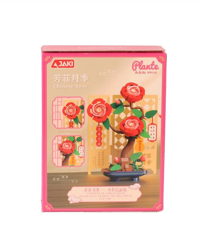 DK001 JAKİ GÜL MODELİ 262 PARÇA BLOCK OYUNCAK