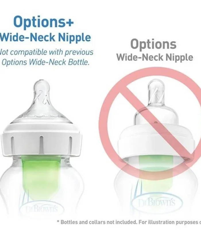 Dr Browns Dar Ağız Y Kesim 2Li Silikon Biberon Emziği
