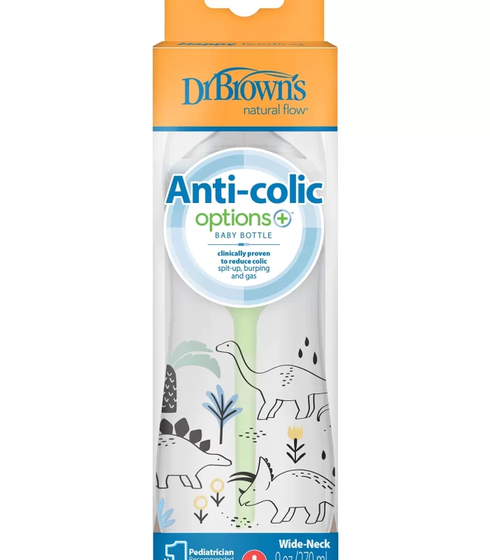 Dr.Browns Geniş Ağız PP Antikolik Options Biberon  270ml Erkek