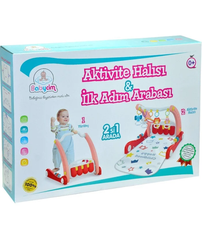 E0634 AKTİVİTE HALISI İLK ADIM ARABASI PEMBE